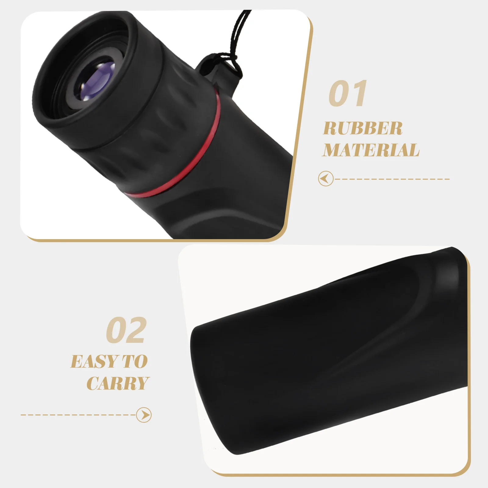 

Monocular Telescope 10X25 Optical Scope for Adults Travel Hunting Bird Watching Navigation Tourist Telescopes