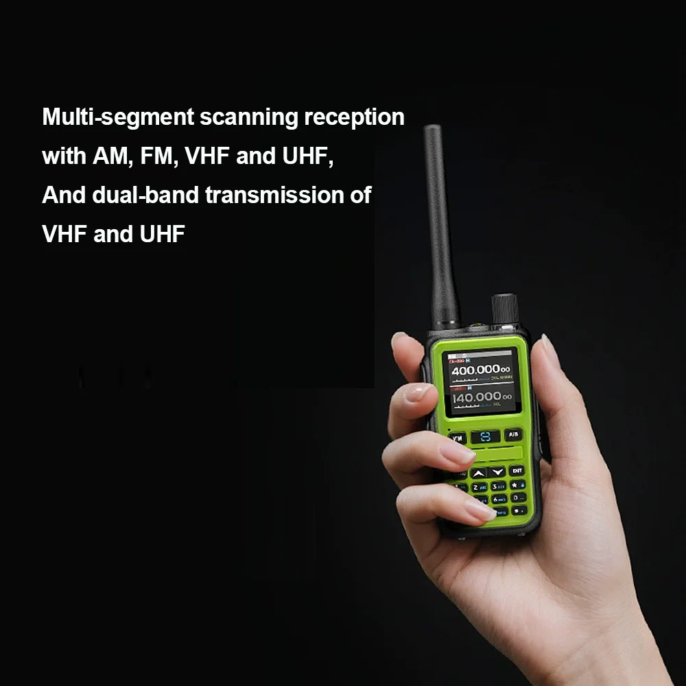 Radio BAOFENG UV-5Rmini z obsługą pasma lotniczego, odbiornikiem VHF/UHF, programowaniem Bluetooth, bezprzewodowym kopiowaniem częstotliwości, VOX, krótkofalówka UV-5R MINI