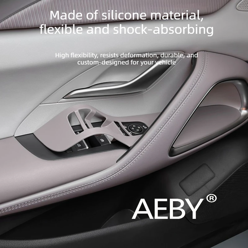 

AEBY For BYD Song Pro DM-i Smart Driving Edition 2020-2024 Silicone Window Switch Cover,Soft Silicone Full Cover Mat,Waterproof