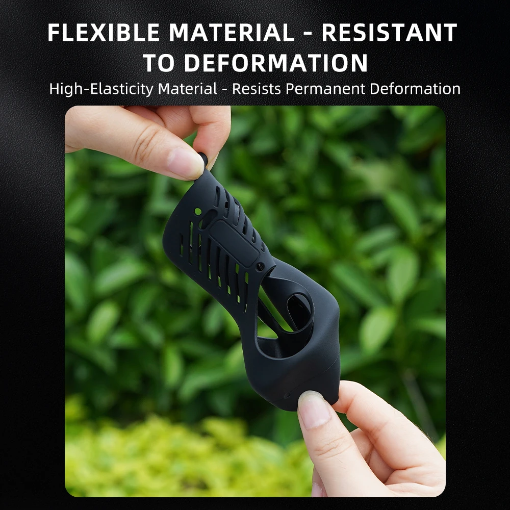 Silikonowa osłona Flymile do kamery panoramicznej DJI OSMO 360, etui ochronne, osłona przeciwsłoneczna, odporna na zarysowania, pyłoszczelna, akcesoria