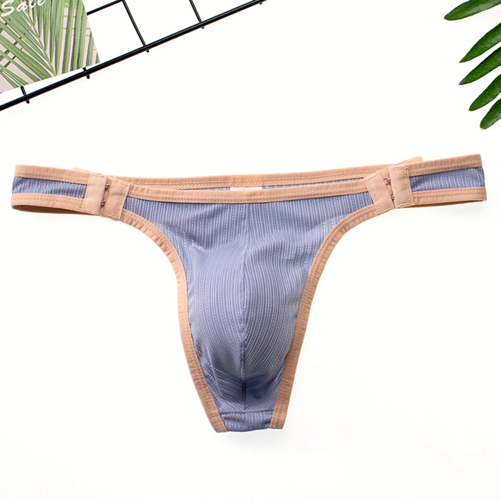 

Men Quick-Dry Narrow-edged Sexy Lingerie Gay Sissy G-strings Adjustable Button Thongs Low Rise Sexy Tоy Mens Low Rise Underwear