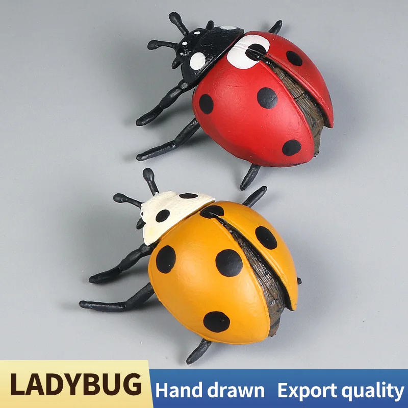 Insect Model Set Simulation Ladybug Wild Animals Action Figures Miniature Science Educational Halloween Toy Kid Gift