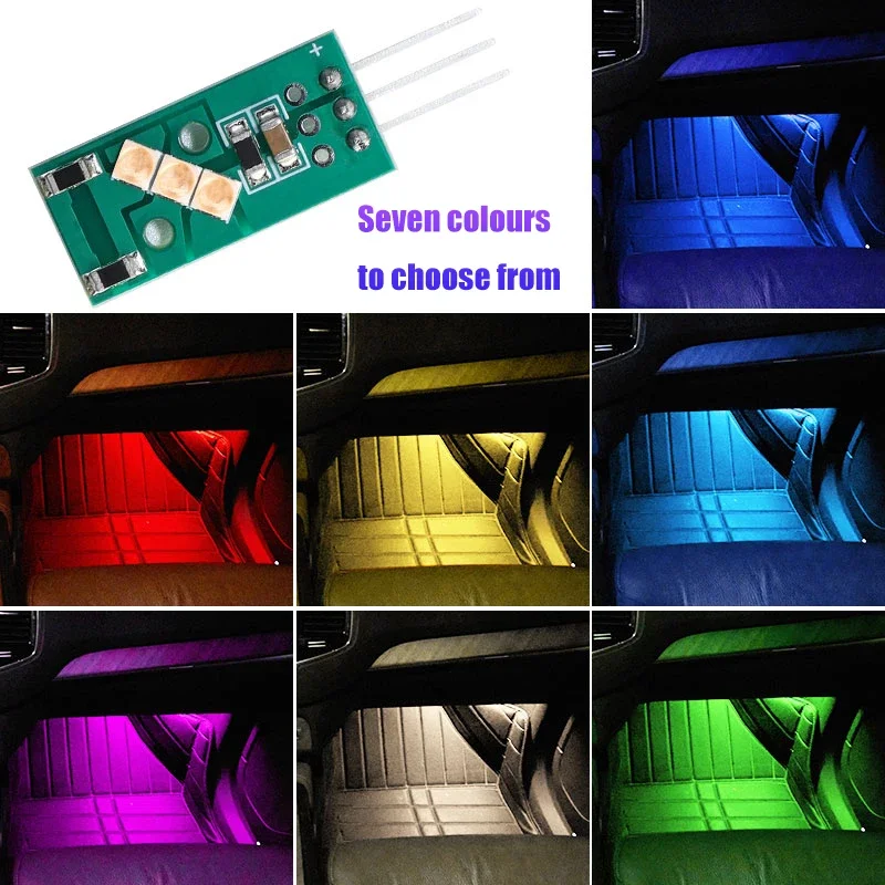 For Volvo S80 2011-2026 LED CANBUS Footwell Lights Indoor Light Glove Box Trunk Lights Door Atmosphere Lamps Upgrade Accessories