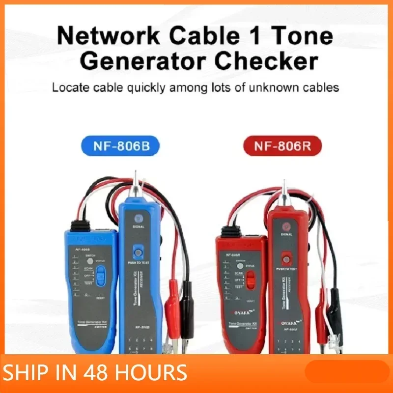 

Noyafa Mutifuncation Cable Test NF-806 Detector Support Trace Telephone Lan Wire Finder Continuity Tester Wiremap network tester