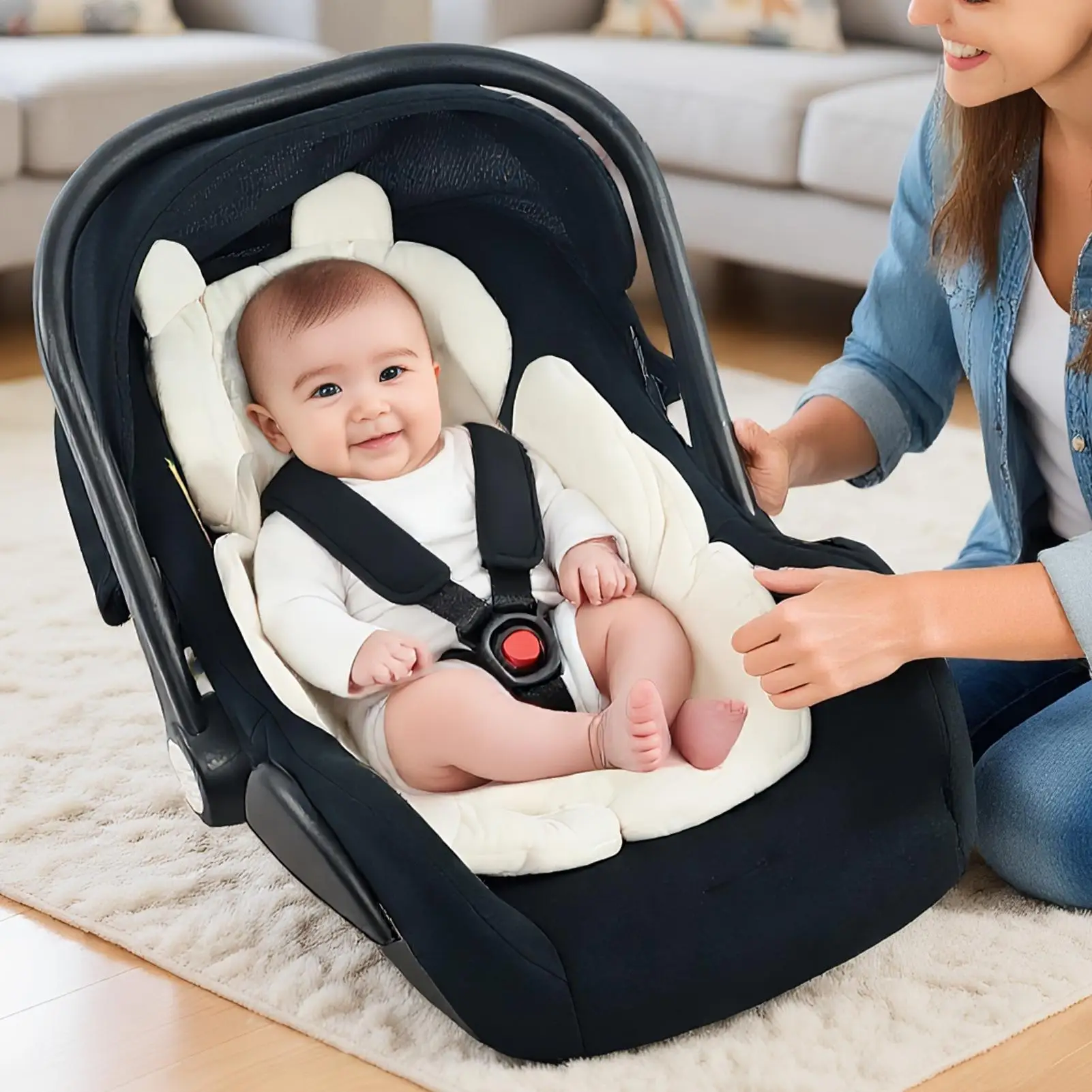 

Baby Stroller Seat Cushion Pad baby Car chair Liner Mat Thicken Cotton Breathable Cart Mattress Infant Newborn Pram Accessories