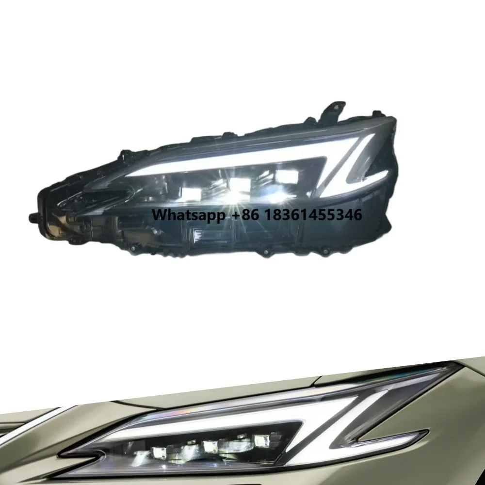 

ES Headlight 2025-2026 ES Headlights For ES260 ES300H Headlight Triple Lens Matrix LED Headlight Assembly