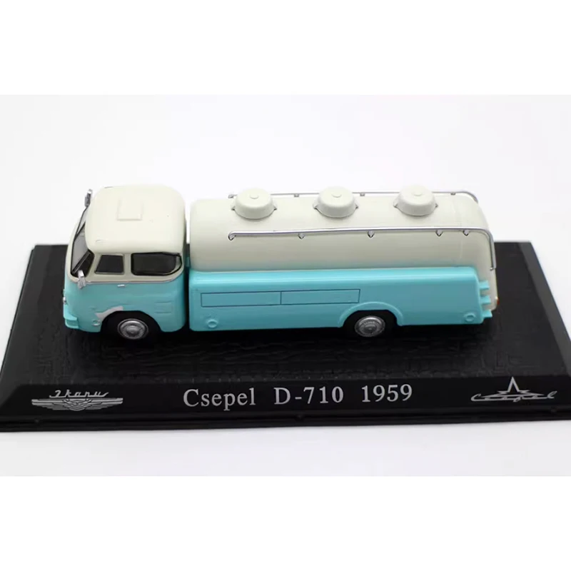 

Diecast 1:72 Scale Csepel D-710 1959 Truck Oil Tank Transporter Alloy Model Collection Adult Holiday Gift Static Display