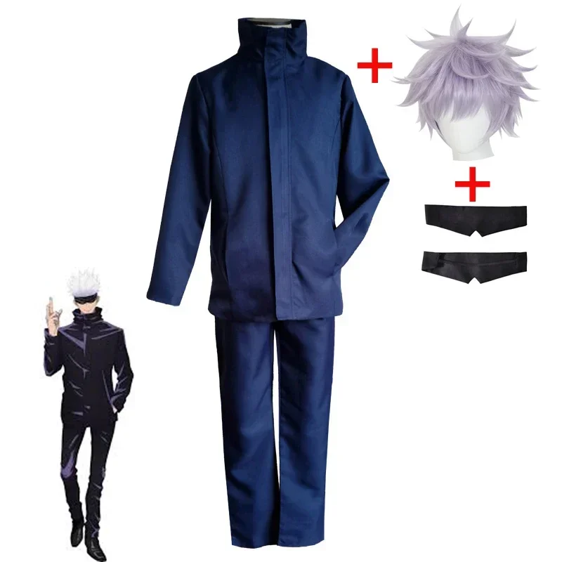 Anime Jujutsu Kaisen Yuji Itadori Full Cosplay Costume Kugisaki Nobara Cosplay Hammer Wig