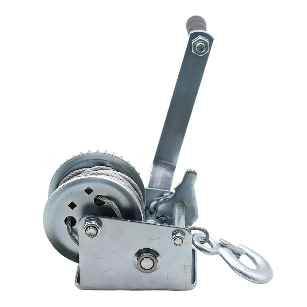 Hand Winch 600-3000 Pounds Manual Winch Wire Rope Traction Hoisting Winch Complete Specifications