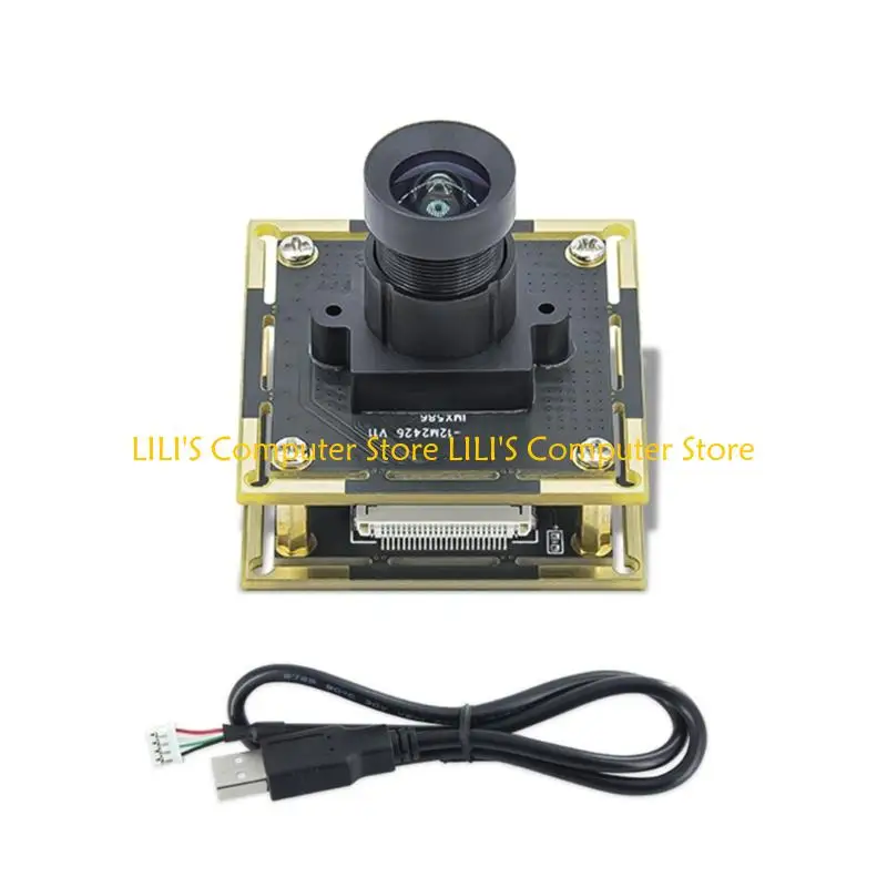 

A52B Industrial 12MP Camera Module IMX586 Sensoring 90 Degree View USB2.0 Port