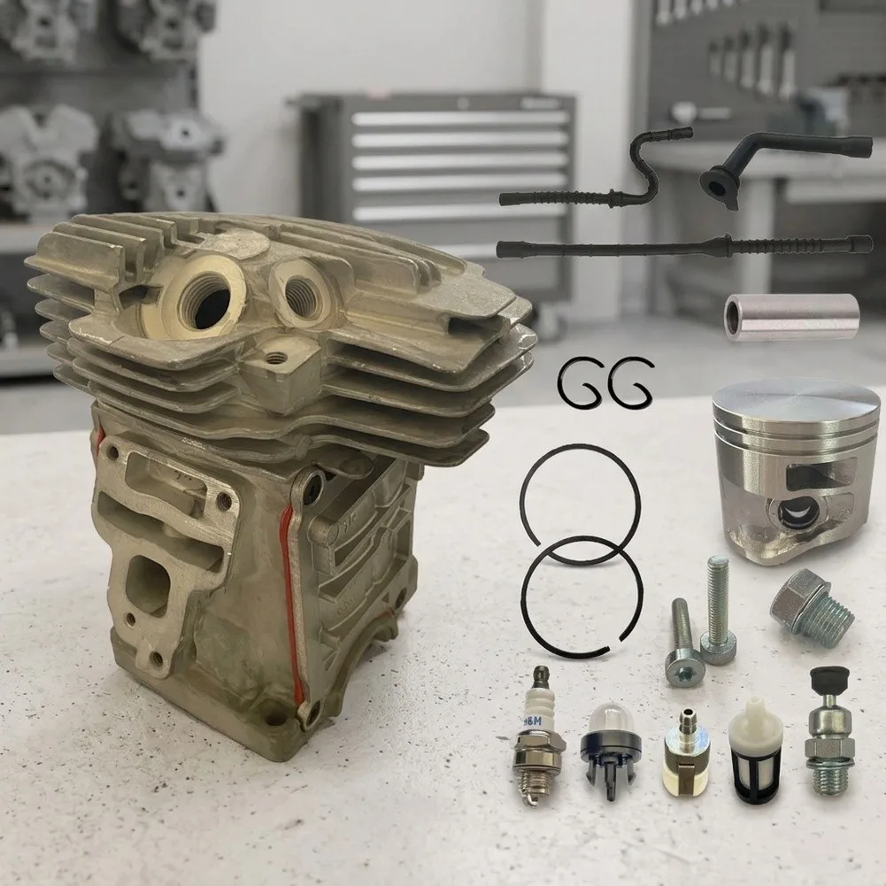47MM Cylinder Piston= Kit Compatible With Stihl= MS362 MS362C Chainsaw= Replace 1140 020 1200 High Performance Engine Part