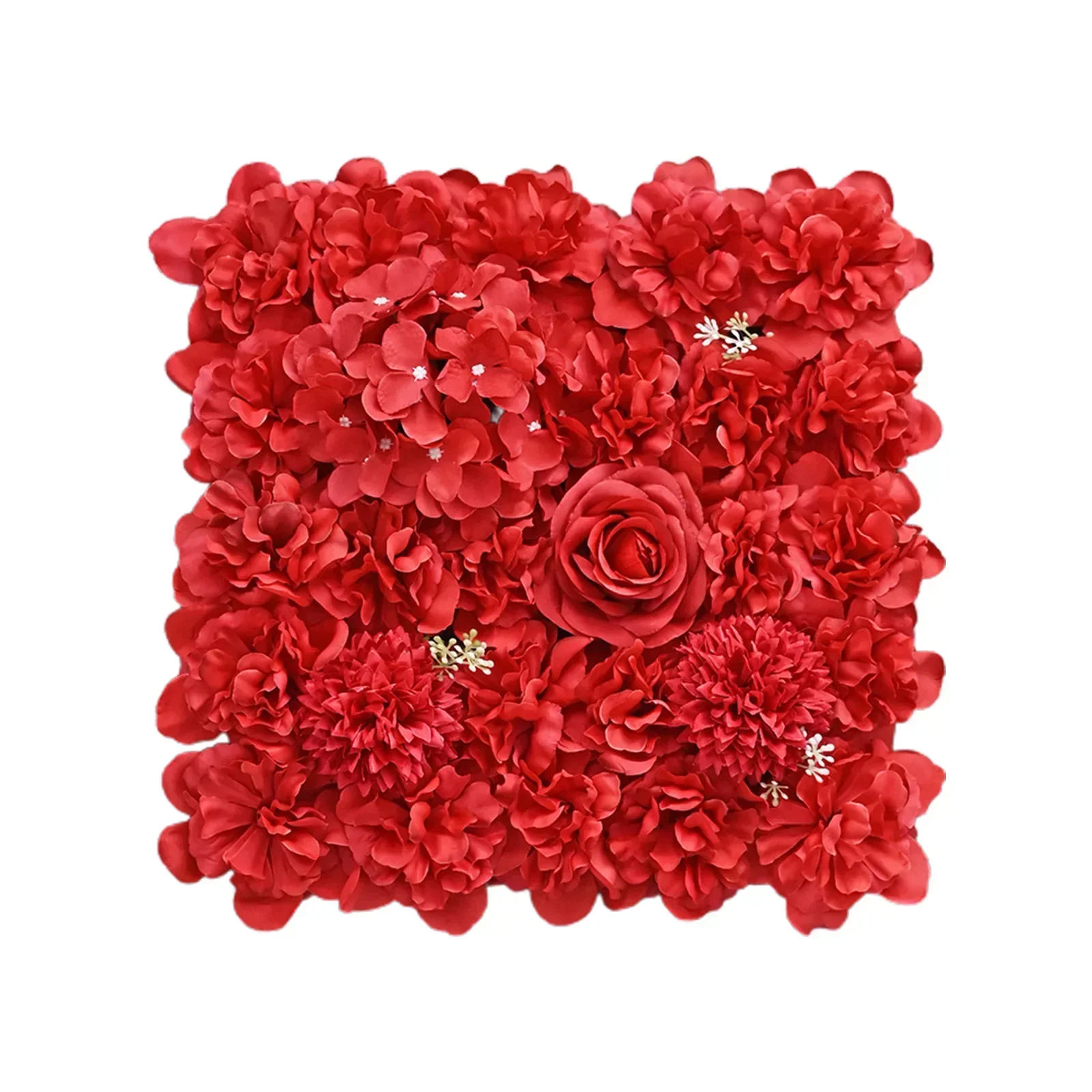 

6 Pieces 38cm Artificial Flowers Wall Panel 3D Flower Backdrop Faux Roses For Wall Party Wedding Bridal Shower Outdoor Decor