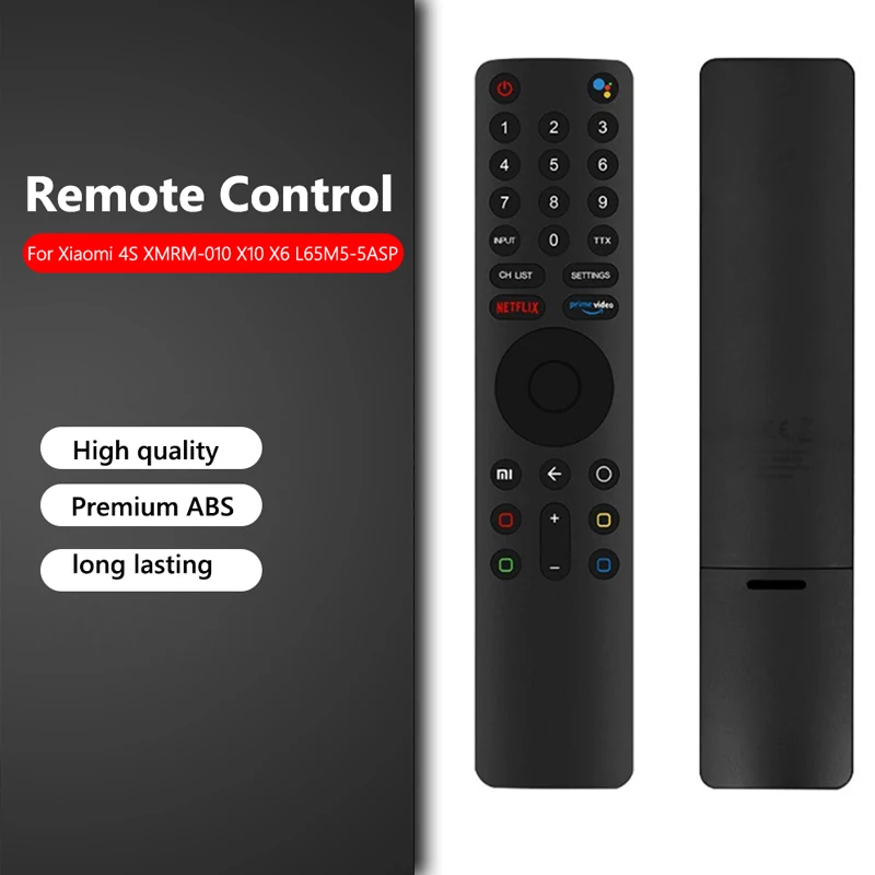 For XMRM-010 Voice Laser Bluetooth Remote Control for Xiaomi MI TV 4S Android Smart TV L65M5-5ASP MI P1 32 MI Box