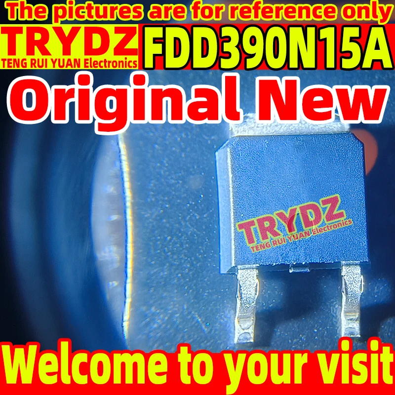 20-2pcs Original New FDD390N15A 390N15A TO-252 MOS field-effect transistor