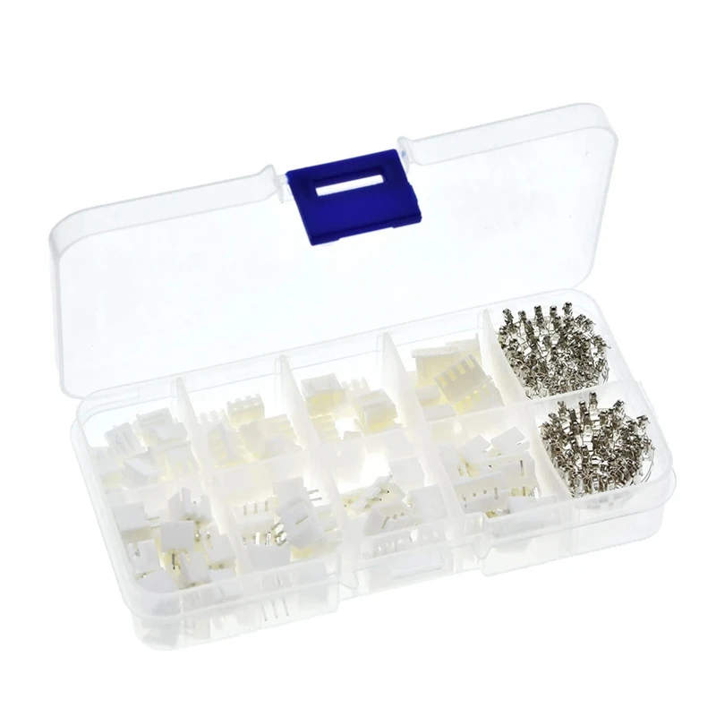 Kit de borne de siège à broche, connecteur JST, coque, 2P3P4P, XH2.54 mm, 250 pièces, 250 pièces