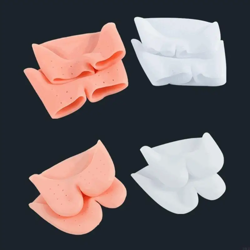 50LE Soft Ballet Pointe Dance Shoes Caps Caps Cover Ballet Silicone Gel Toe Caps