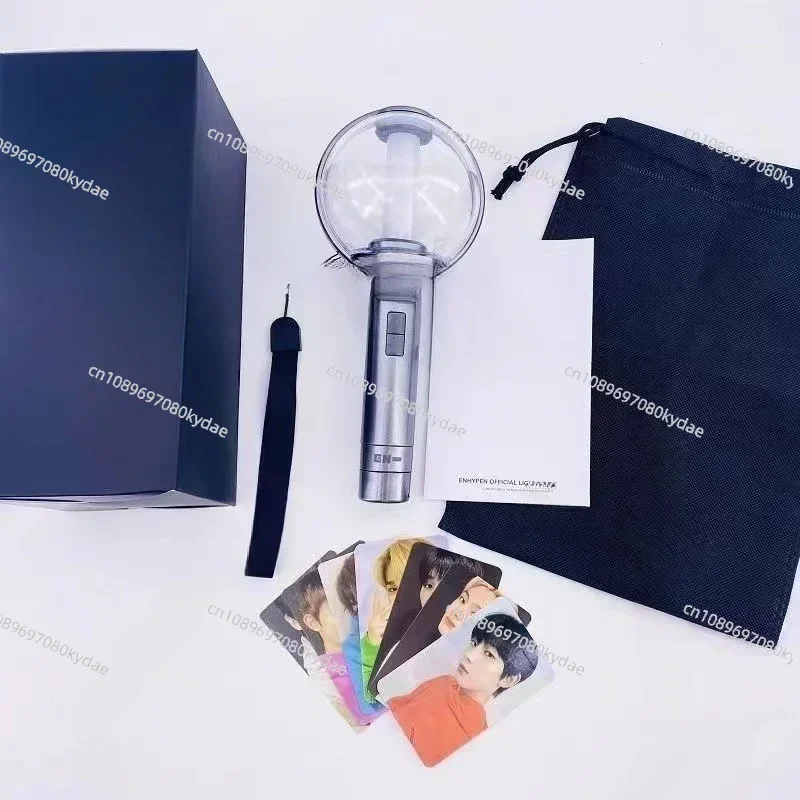 For  Kpop ENHYPEN Lightstick with LOMO Cards Offcial Concert Light Stick Bluetooth-Compatible