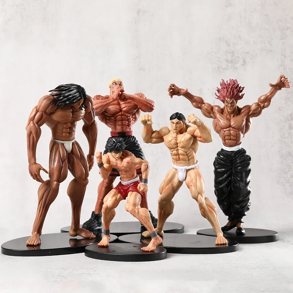 

Baki Yujiro Jack Hanma PVC Figure Collection Model Toy Doll Brinquedos