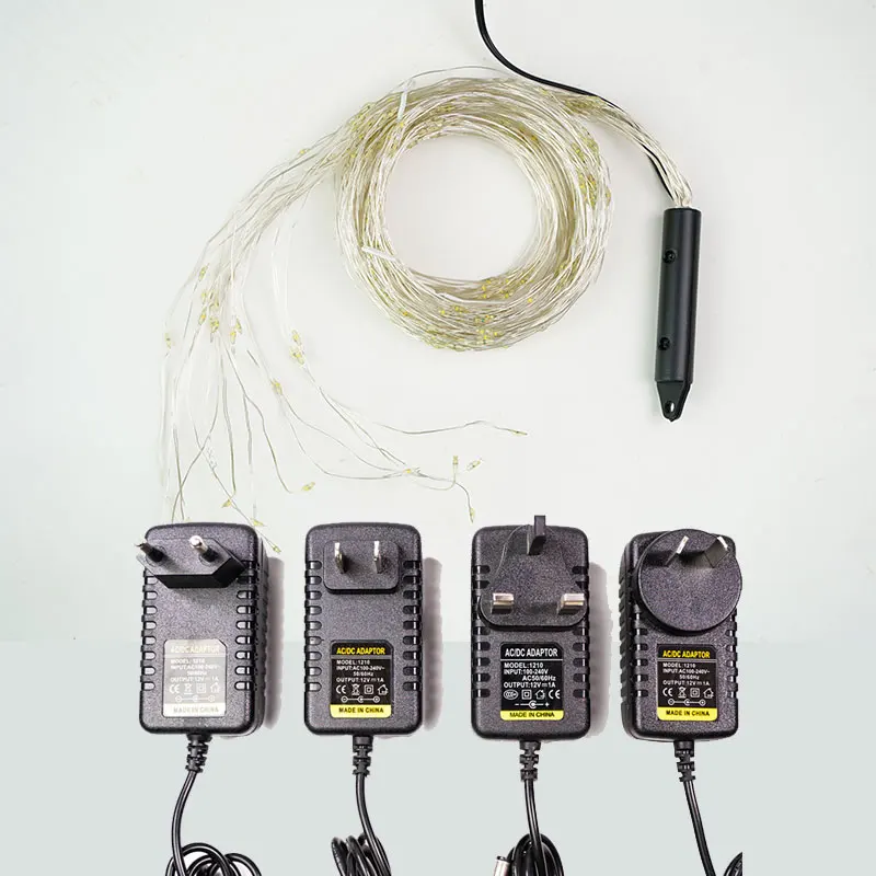 600LED Branch Garland Lighting Christmas Fairy Lights String Tree Holiday Ornaments Party Room Decorations for Halloween 2024