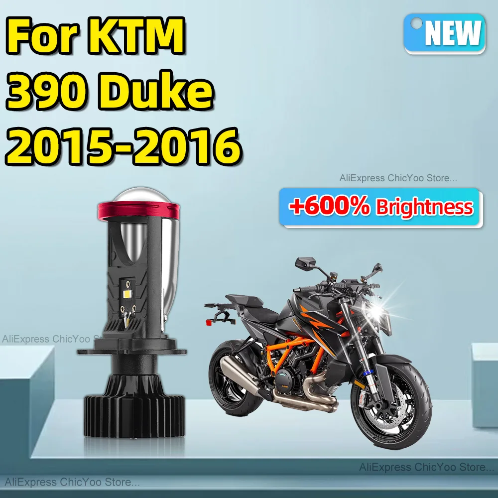 

1PCS 15000LM Projector Lens LED H4 Motorbike Headlight Bulb CSP CHIP High Low Beam Motorcycle For KTM 390 Duke 2015 2016