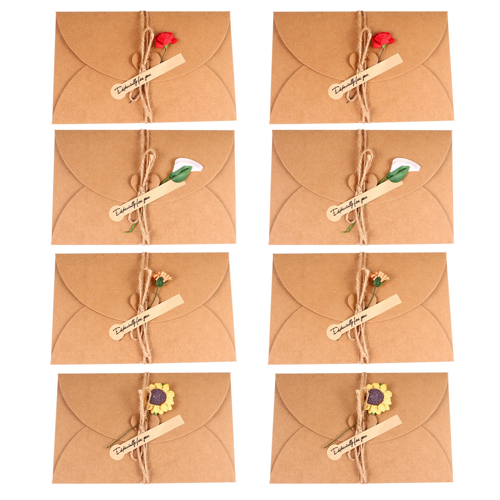 

8Pcs Chic Dried Flower Christmas Greeting Cards Festive Paper Cards for Sending Love and Best Wishes Xmas 2024