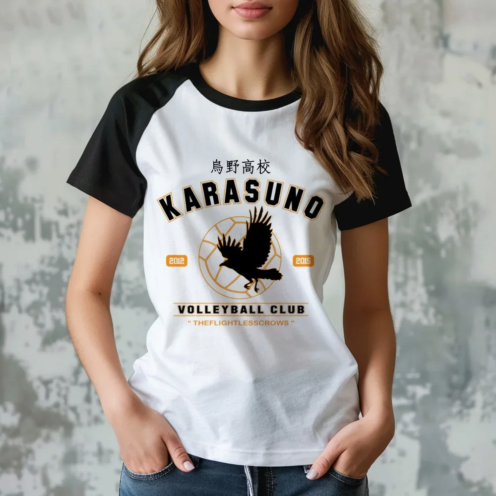 Haikyuu t shirt women harajuku graphic comic tshirt female graphic clothes