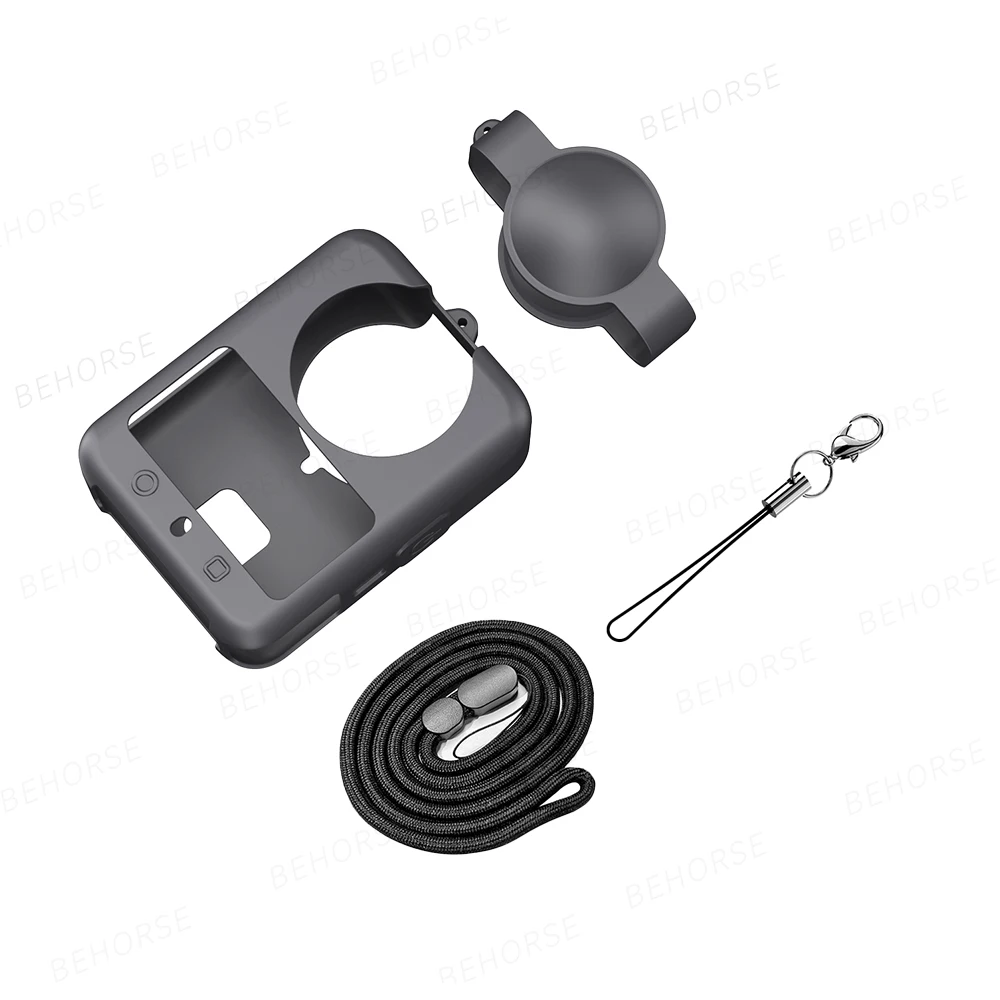 DJI OSMO 360 실리콘 보호 케이스 DJI OSMO 360 카메라 액세서리 용 긁힘 방지 충격 방지 보호 커버 렌즈 가드