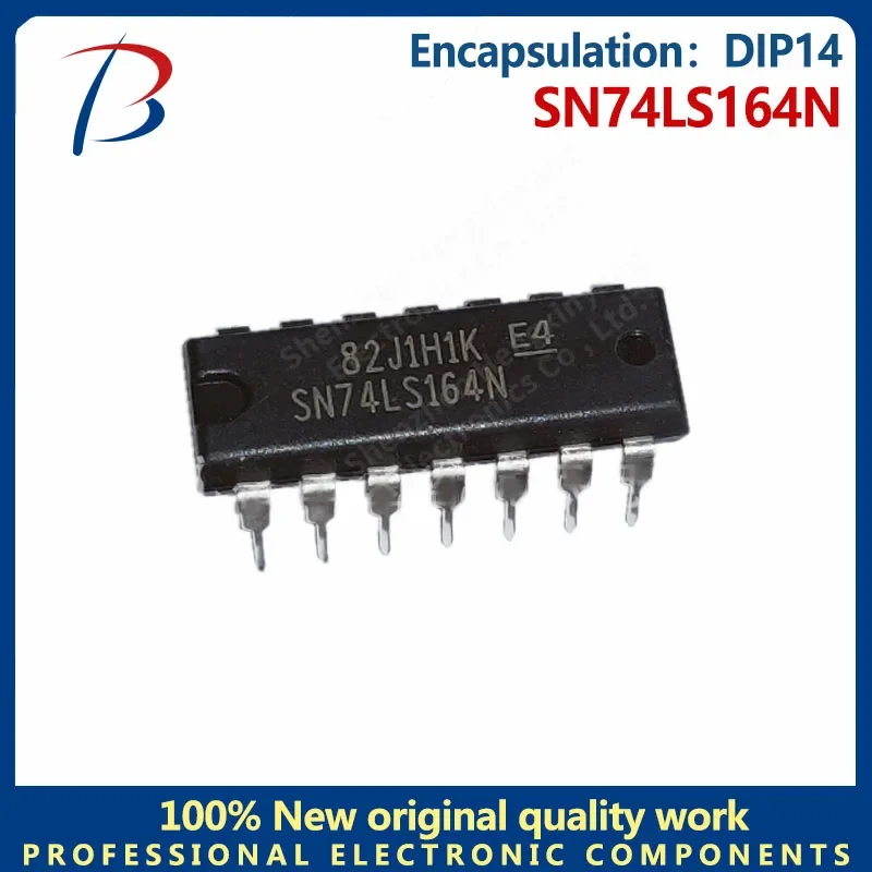 Puce de registre à décalage du paquet DIP14 de 10PCS SN74LS164N