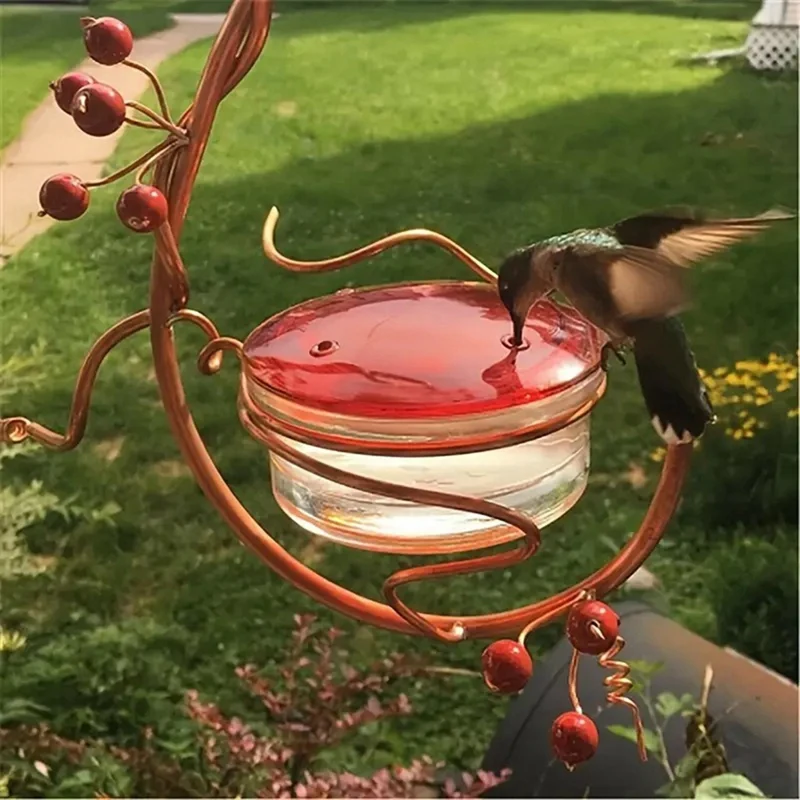 Mangiatoia per uccelli da appendere mangiatoia per uccelli mangiatoia da esterno per balcone selvaggio facile da installare facile da usare