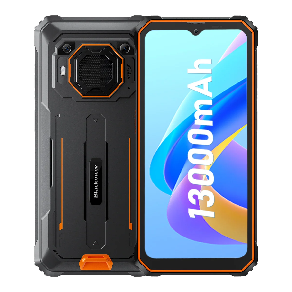 頑丈なスマートフォンBlackview-BV6200プロ,NFC,Android 13, 6.56