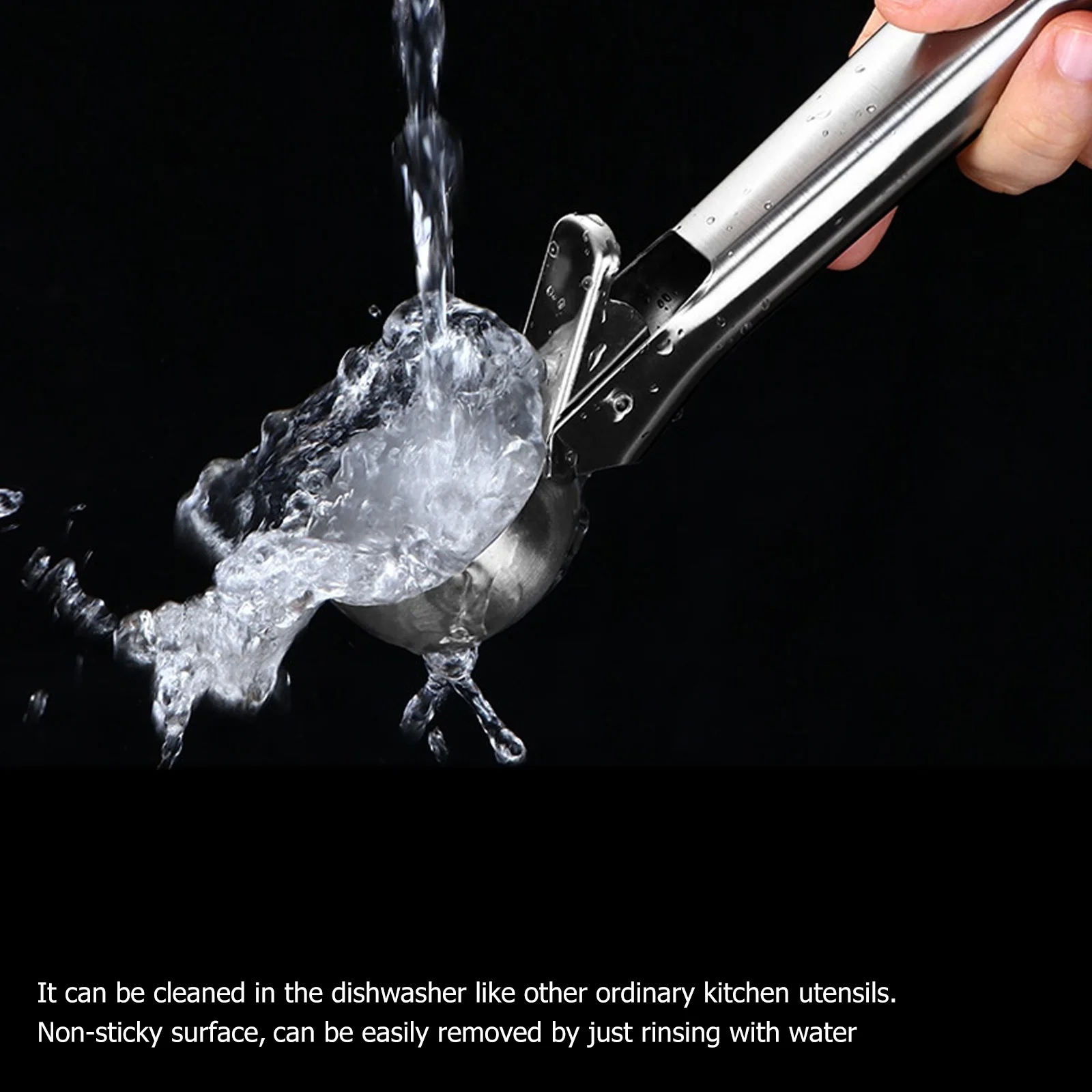 

3pcs Ice Cream Scoop Stainless Steel Anti-freeze Handle Fruit Ball Maker Kitchen Tools Dishwasher Cleanable Smooth Surface Safe