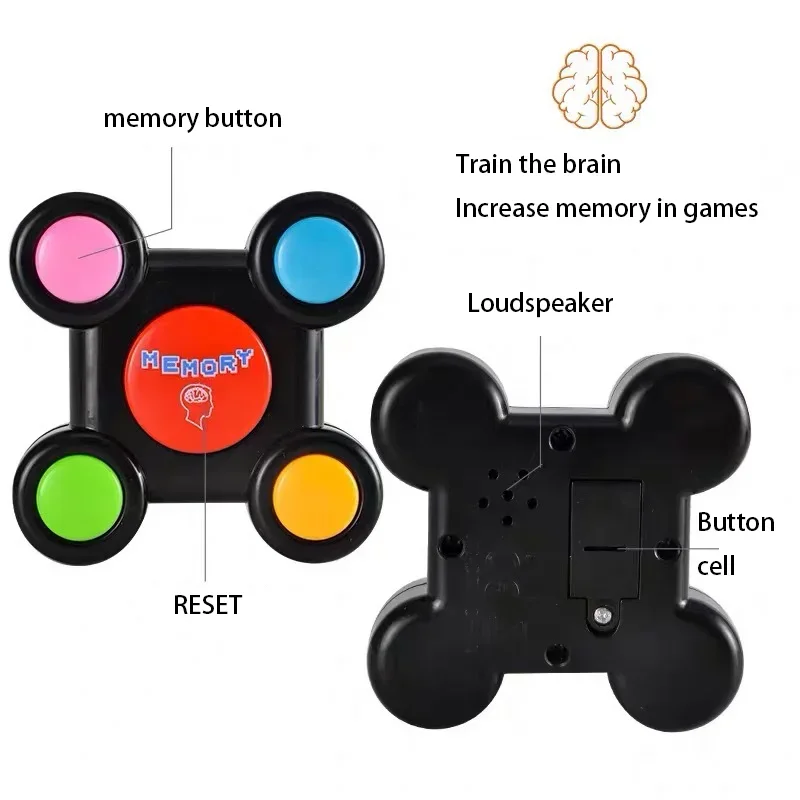 Children Educational Memory Game Machine with Lights Sounds Toy Interactive Game Memory Training Game Machine Funny Kids Toys