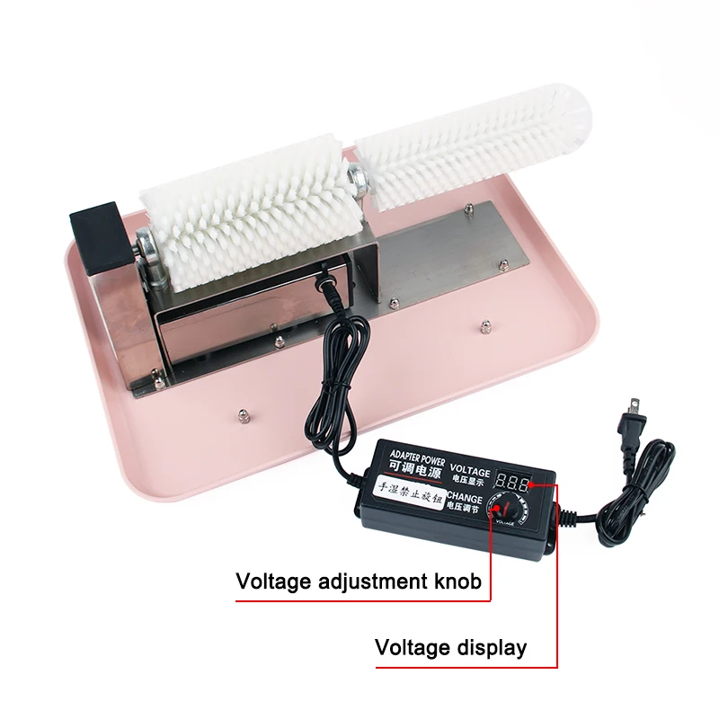 

110V/220V Shoes Sole Cleaner Automatic Wiping Leather Polisher Shoe Brushing Machine Powerful Washing Brush Cleaning Washer