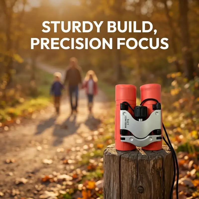 Mini Pocket 8x21 Binoculars For Children High Magnification HD Low Light Handheld Telescope Camping Hunting Hiking Outdoor