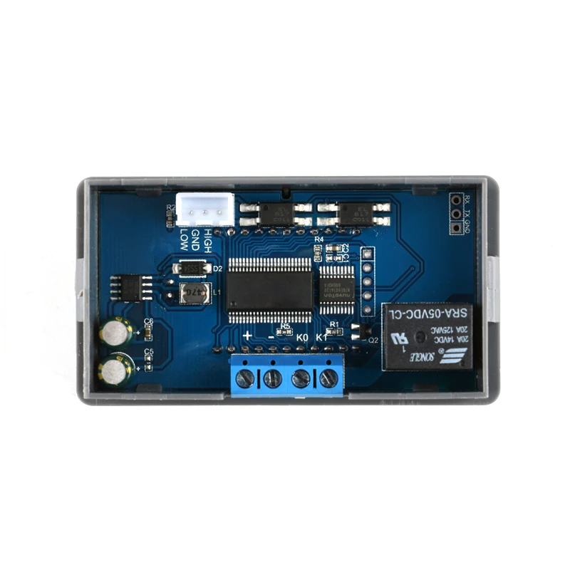 DC12V LED Digital Time Delay Relay Module Programmable Timer Relay Control Switch Timing Trigger Cycle with Case for Indoor