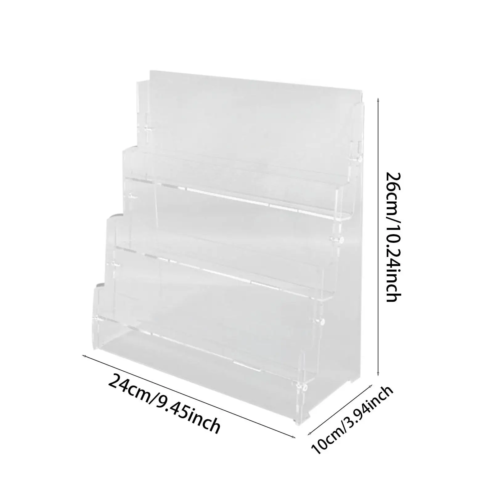 Sports Card Display Shelf Shelf Tabletop Hold 12 Graded Cards Acrylic Shelves for Home Exhibitions Retail Shop Window Display