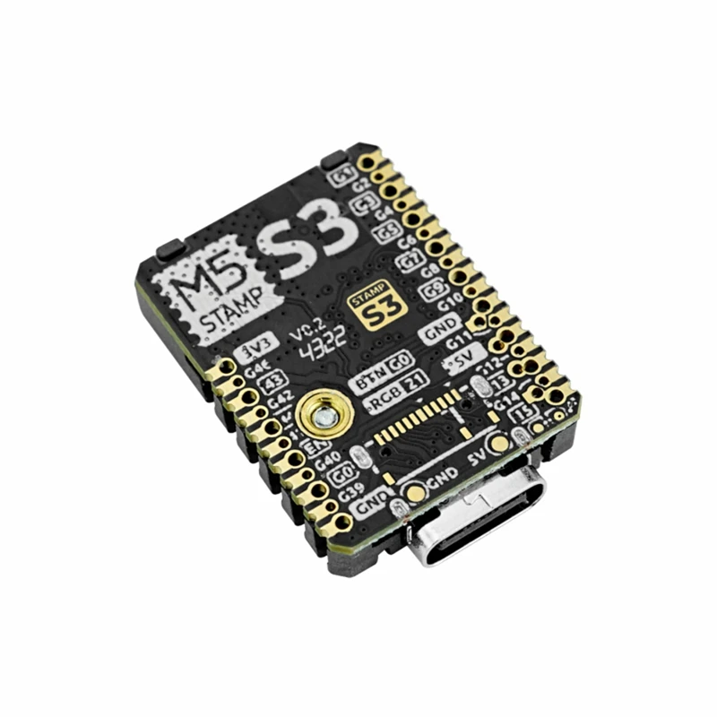 AU67-M5stamp ESP32S3 Module STAMPS3 Embedded Hoofdbesturing Core Module ESP32-S3FN8 Chip ESP32S3 Development Board
