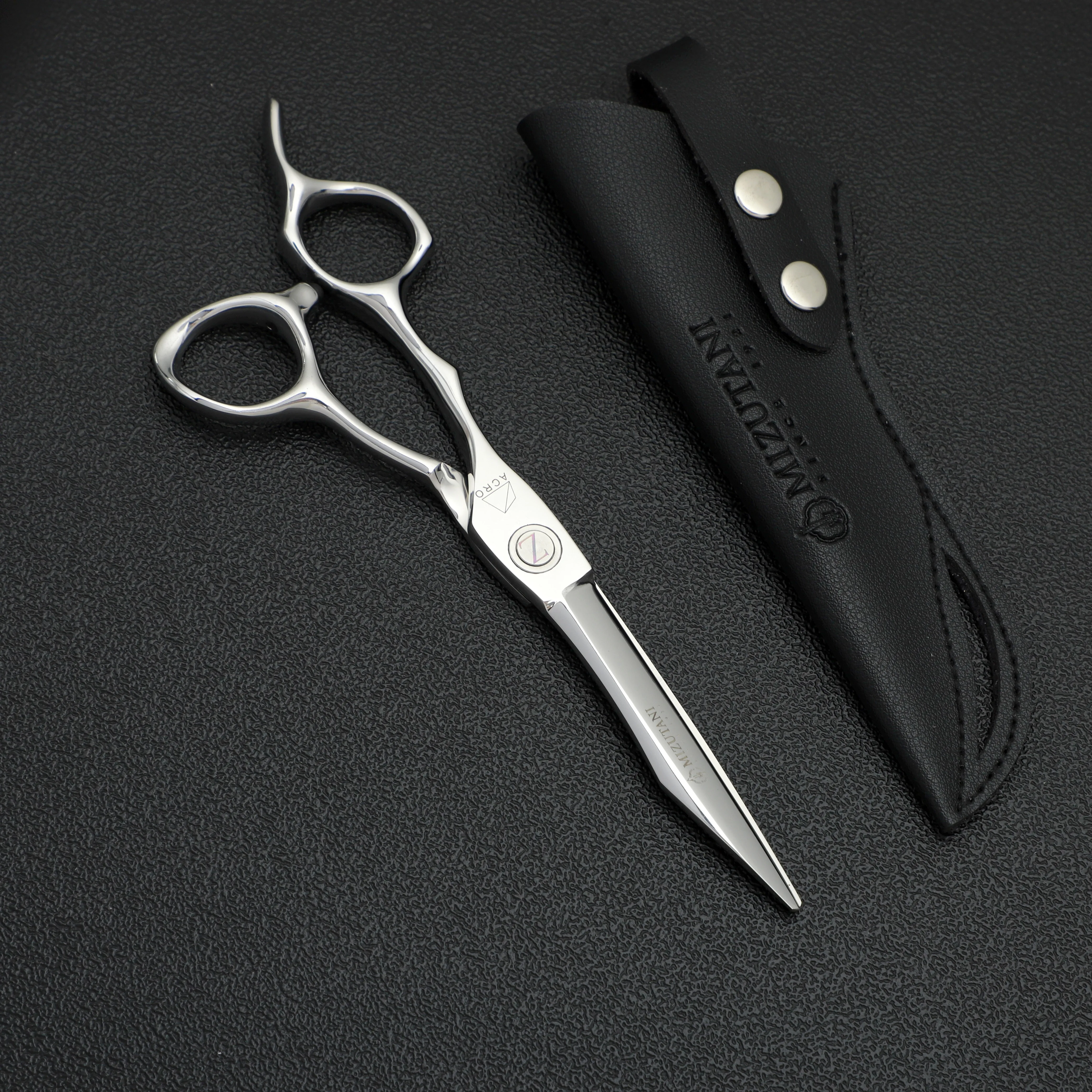 Japan MIZUTANI left hand scissor 6.0 inch 440C Material scissors Barber ShopProfessional hair scissors barber tools scissors set