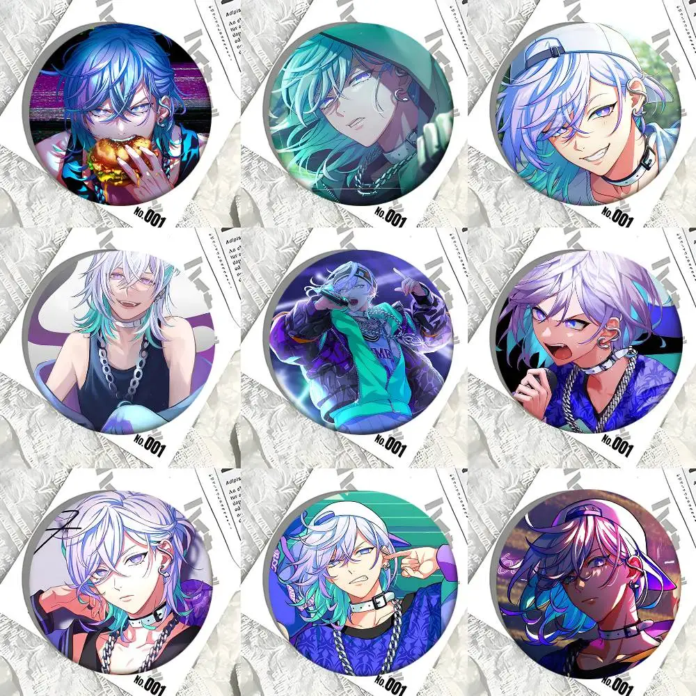 Anime Paradox Live Yatonokami Kanata Rundes Abzeichen Kreative Brosche Kleidung Rucksack Accessoires Anstecknadel