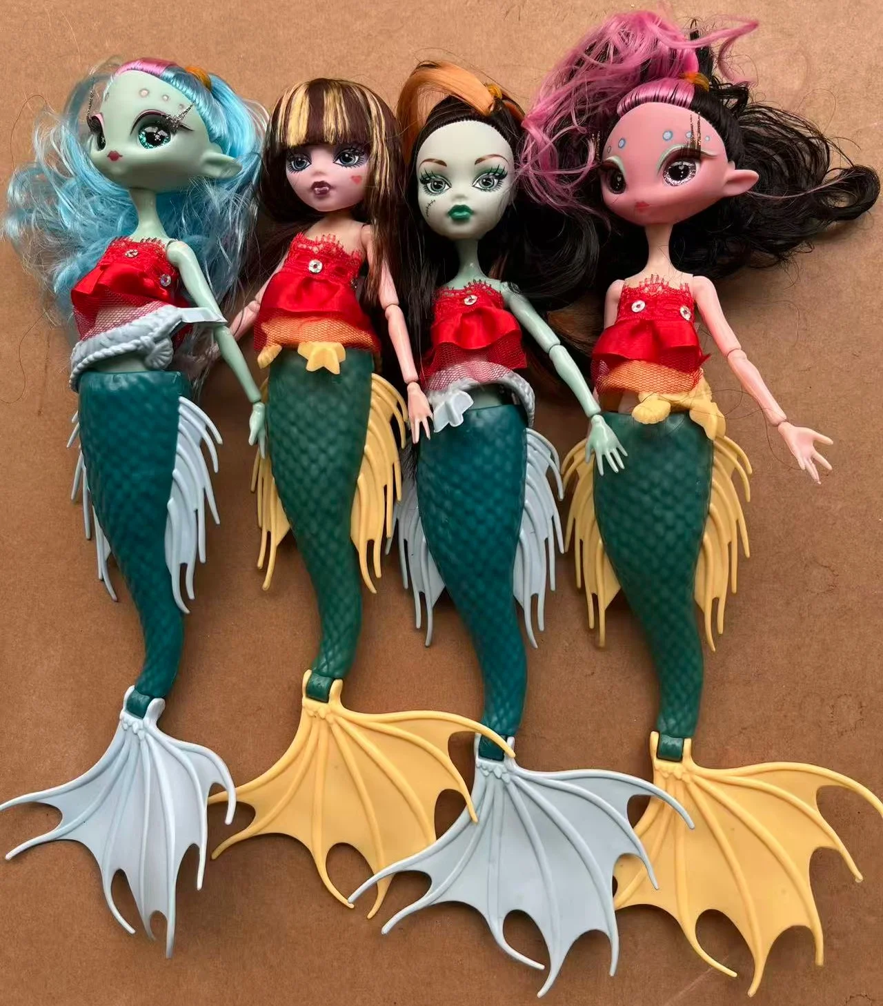23cm Multi-Joints Movable Doll Figure Body Toy White Green Brown Monster Doll Body to Fit Many Heads for Kids view 4