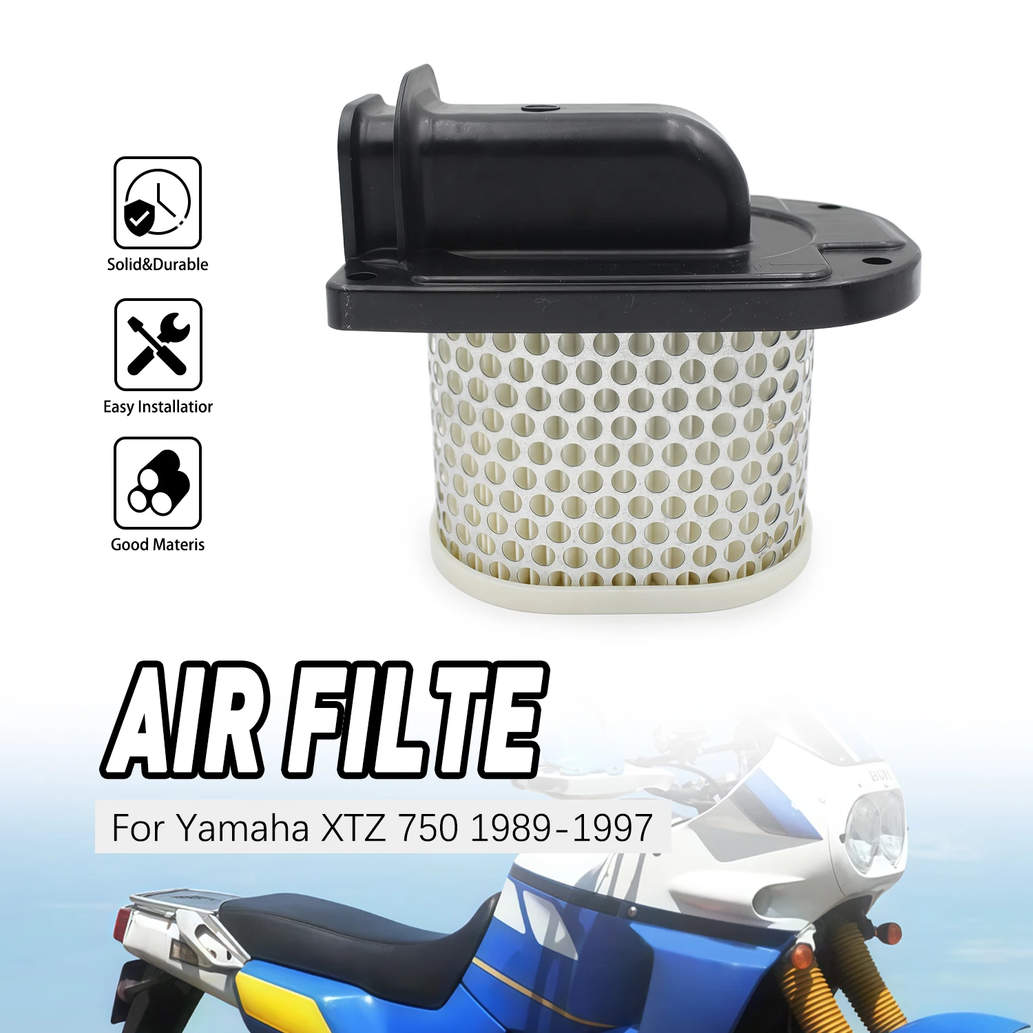 

Air Filter Element For Yamaha XTZ 750 H 1989-1997 N 1990-1993 Super Tenere Replacement Motorcycle Accessories