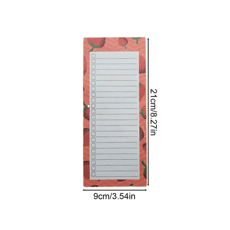 50 Sheets Magnetic Fridge Notepads To-Do List Pad Memo Pad for Grocery Shopping Memos Mini To-do-list Note Paper Pad Reminders