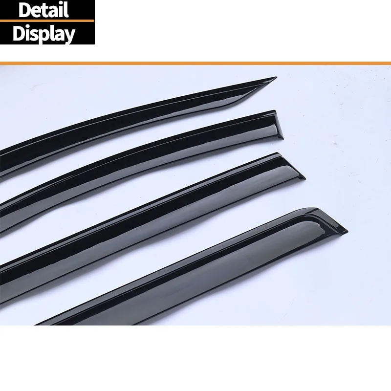 Suitable for SUV Mitsubishi XPANDER Four Door Window Glass Barrier Eyebrow Mod Wind & Rain Deflectors No-Drill Design