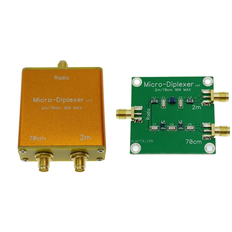 

10W V/U 2M 70Cm Micro-Type Diplexer Duplex Filter,Used To Place Between The Transmitter And Antenna