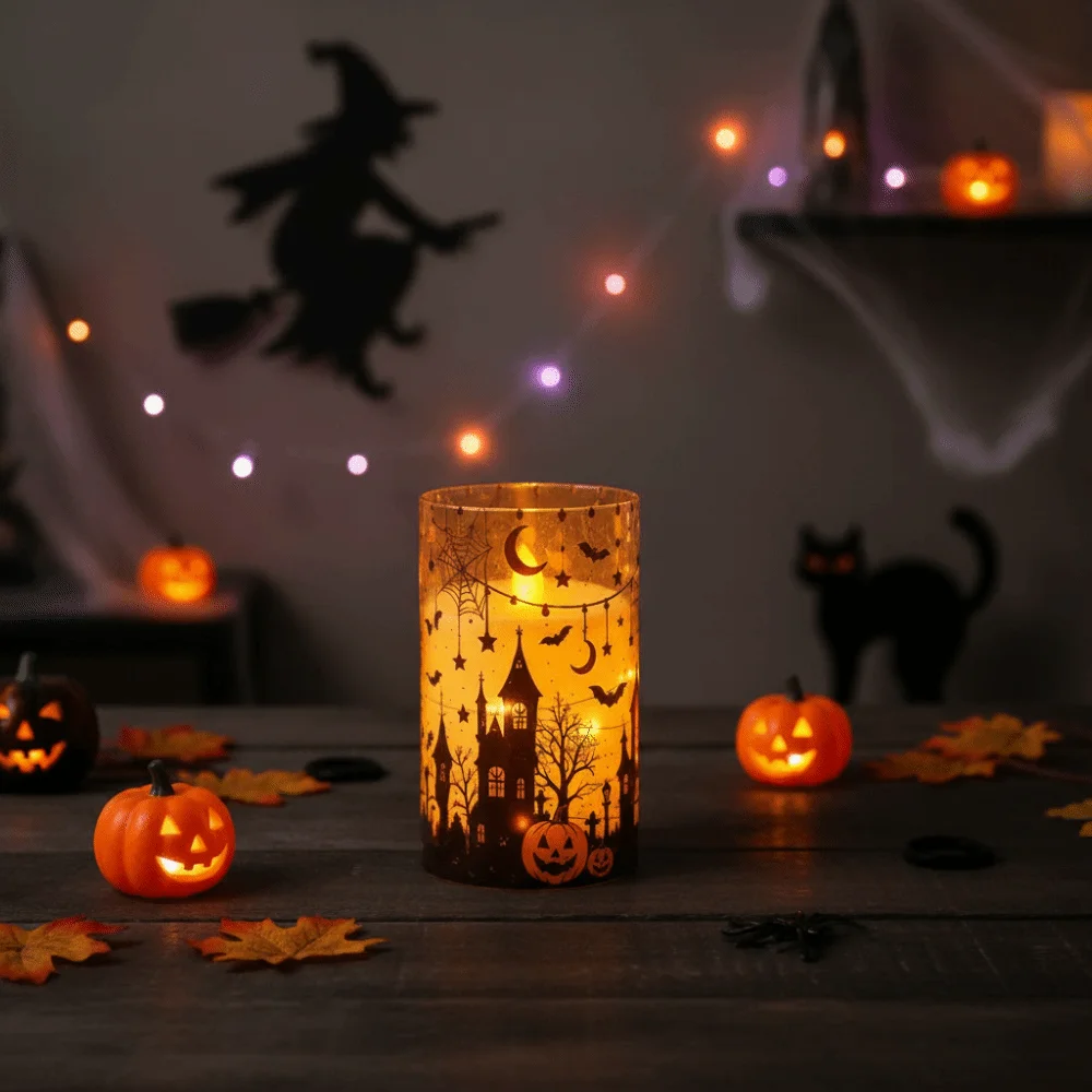 Creative LED Flameless Candles Battery Powered Cordless Electronic Candle Light Simulated Candle Light Waterproof