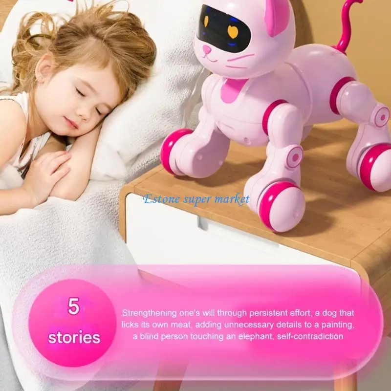 

090B ABS Construction Pet Toy Intelligent Interaction for Family Safe Environment