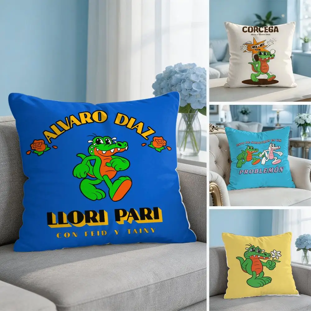 Singer Rapper A-Alvaro Diaz Cushion Cover Soft Short Plush Throw Pillow Cover Hidden Zipper Cutecore Sofa Bedroom Home Decor