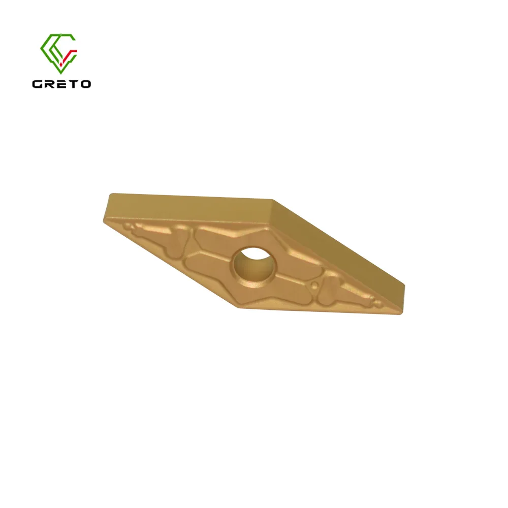 

GRETO VNMG160404-TM GP1251 твердосплавные токарные инструменты Cnc металлические вставки лезвие VNMG 160404 VNMG160 404-TM