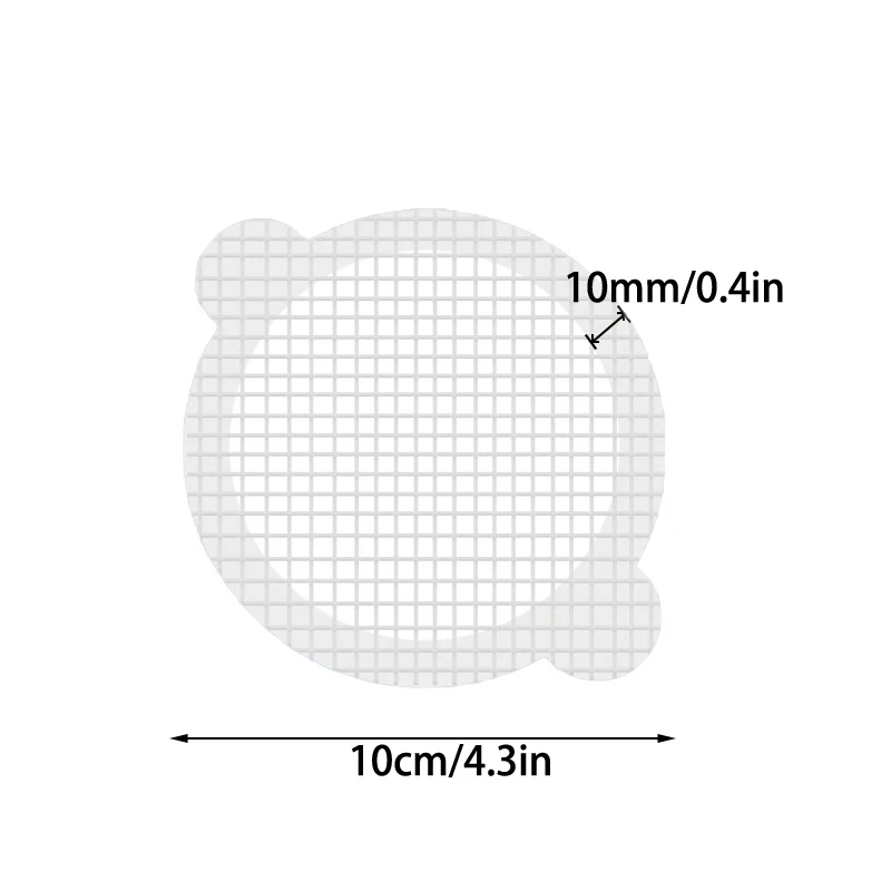 50PCS Disposable Shower Drain Hair Catcher Mesh Stickers Anti-blocking Kitchen Sink Filter Strainer Bathroom Accessories