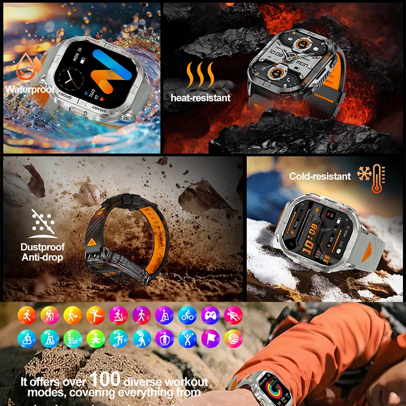 New GPS Smart Watch Men Blueto - Outdoor Power Meter Box recension och pris